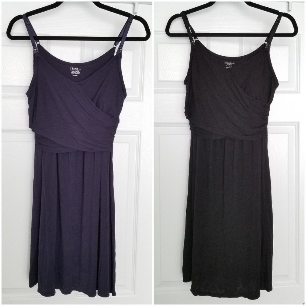 Bundle - 2 nursing nightgowns and 1 robe